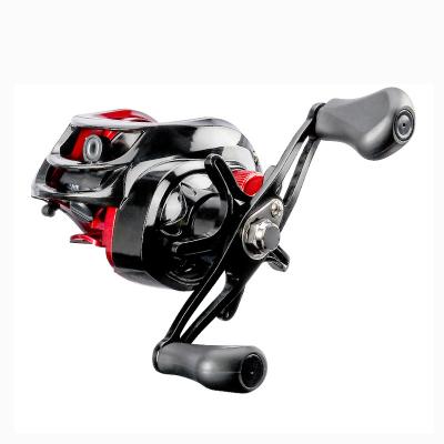 China Max Drag 8KG Speed ​​7.1:1 Ratio High Quality 7.1:1 Speed ​​BB Reel Fishing Baitcasting LEFT HAND Low Profile Reel Magnetic 17+1 Drag for sale