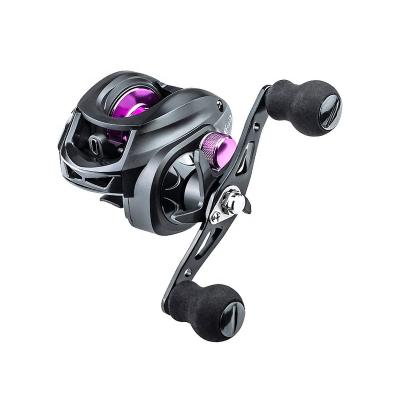 China LEFT HAND Bait Cast Fishing Reels Since 7.1:1 Casting Fishing Reels High Quality Double 8kg Brake Wheel Bait Cast Reel for sale