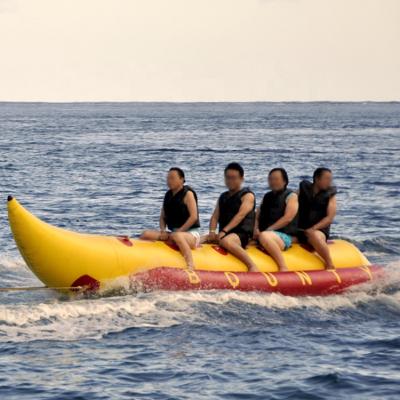 China Fire Resistance Inflatable Agua Banana Boat, Float Flying Fish Banana Boat For Sale for sale