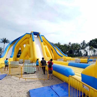 China PVC amusement park inflatable water slide for sale, 10 meter high inflatable water slide for sale