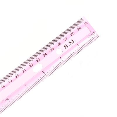 China Learning Tools New Designed PP Stencil Letter Ruler Plastic Student rulerCustom Ruler for sale