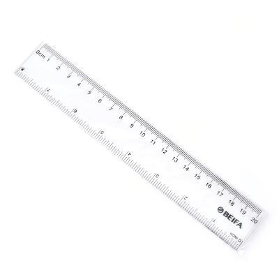 China Promotion\business\school\office factory direct advertising color custom 20CM promotional plastic ruler for sale