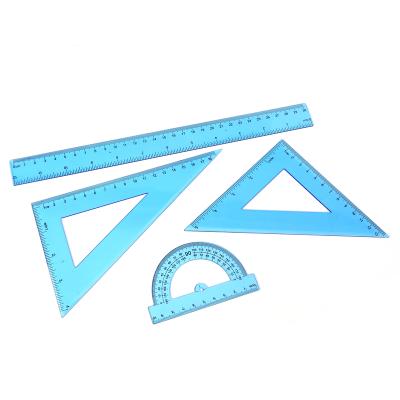 China Study of the factory ruler plastic tools drafting tool 30cm transparent direct measurement for sale