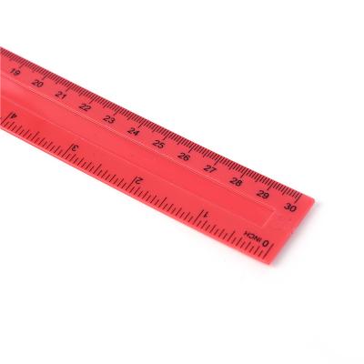 China Miscellaneous School Stationery Yiwu Jintao Factory Direct Sale Student School Office Colors School Ruler Plastic 30cm Ruler for sale