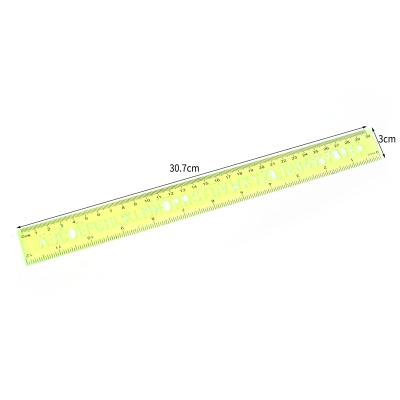 China School office stationery Yiwu Jintao factory direct sale plastic30cm student ruler ruler for sale