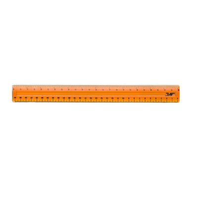 China Studying Tools Wholesale Price 30cm Student Plastic Ruler Stationery Drawing Ruler For Custom Logo for sale