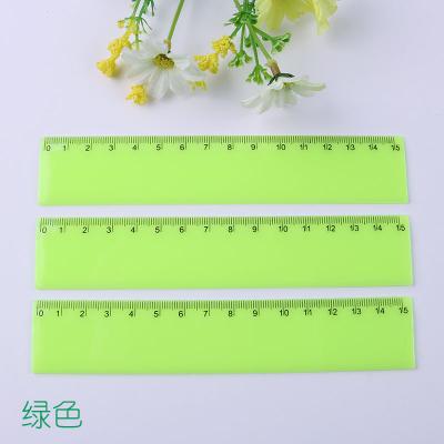 China Promotion \ business \ school \ office new style plastic ruler 2021 candy color ruler creative transparent ruler for sale