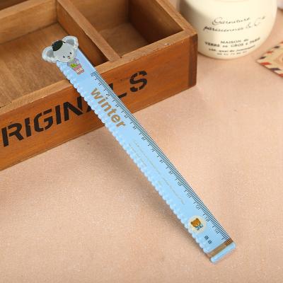 China Promotion \ business \ school \ office manufacturers directly sell plastic rulers, cartoon animal printing rulers suitable for school children for sale