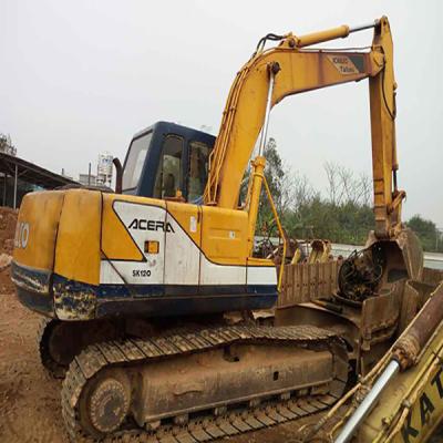 China High quality second hand crawler excavator hydraulic kobelco sk120-3 middle construction machine machinery repair shops for sale