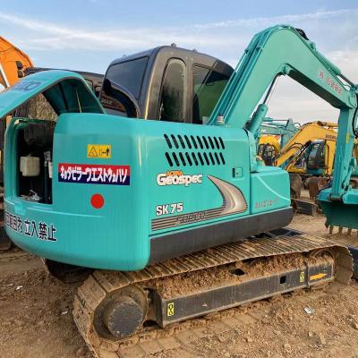 China Machinery Repair Shops Original Kobelc SK 75 Mini Japanese Nice Quality Good Condition Japan Made Excavator Ready To Work for sale