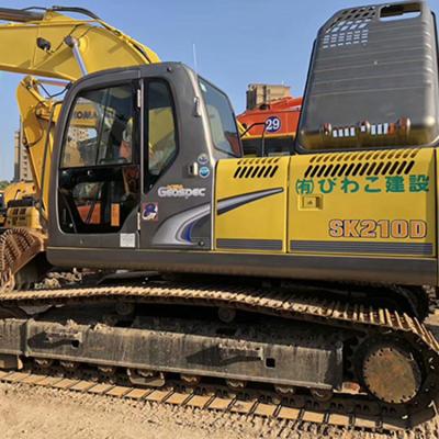 China Excavator workshop repair machinery high quality used construction equipment machine KOBELCO SK210 for sale for sale