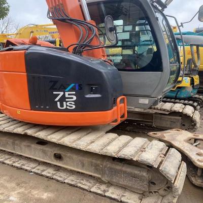 China Machinery Repair Shops Hitachi 75 Used Hydraulic Type Small Crawler Excavator for sale