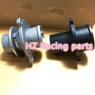 China Aluminum Turbo Muffler Delete For Golf MK7 MK7.5 R 1.8 GTI A3 S3 8V SEAT MQB 2.0 TSi GEN 3 Engine EA888 IHI Turbo Muffler + Silicon Pipe for sale