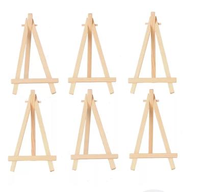 China Hot Selling Display Stand Tripod Display Stand Natural Wooden Easel Photo Wooden Easel Painting Stand for sale