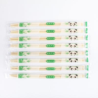 China Factory Wholesale Disposable Bamboo Chopsticks Accept Logo Disposable Round Bamboo Chopsticks Customized for sale