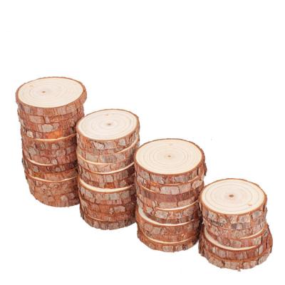 China USA 2-2.4inches Unfinished Wood Cut Circles Christmas Ornaments DIY Log Slice Wood Decor Crafts Gifts Kit for sale