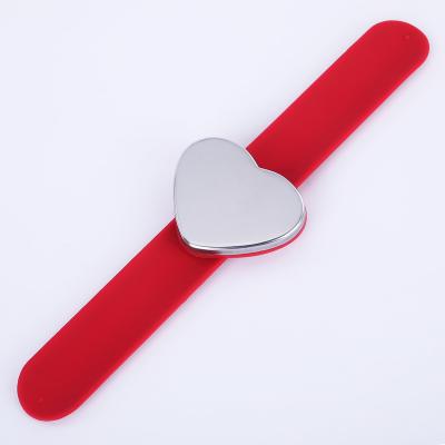 China Industrial Available Strong Magnetic Silicone Wristband Heart Witness Magnet Bangle Magnetic Bracelet for sale