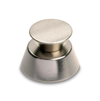 China Industrial magnet 14 years experience n35-n52 neodymium cone shaped magnets for sale