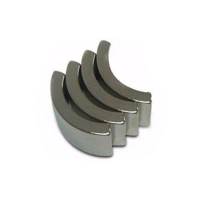 China Strong industrial magnet magnetization curve ndfeb neodymium arc magnets for sale