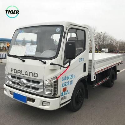 China Foton Forland Used 115 156 Hp 4x2 6 Wheels Side Wall Diesel Mini Lorry Truck 5995mm*2200mm*2330mm for sale