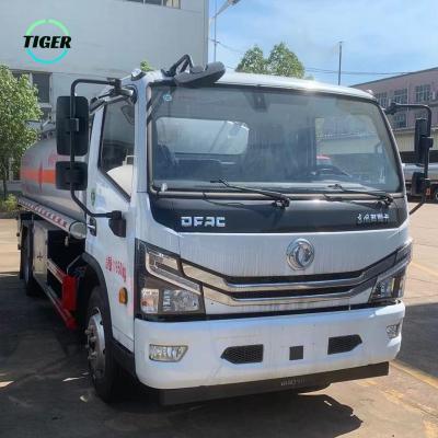 China Carbon Steel Light Capacity Factory Dongfeng 5ton 7ton Fuel Oil Tanker Delivery 5000 Trucks 6000L For Sale for sale