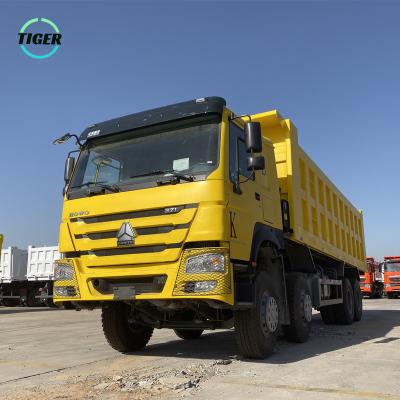 China New Yellow Sinotruk 8x4 Truck 375hp 420hp Cargo Dump Howo Mining Truck Sino > 8L for sale