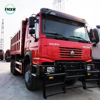 China Sinotruck Howo Heavy Duty Dump 10 Wheeler New Design 371hp Truck With Bumper > 8L for sale