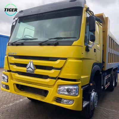 China China Sino Yellow Used Howo Used Cubic Dumper 6x4 Dump Truck Price 20 LHD 30ton 40ton 50ton > 8L for sale