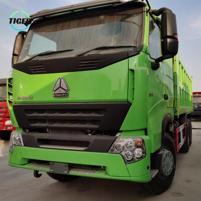 China Brand New HOWO A7 Green 6x4 Customized 10 Wheel 380hp 25ton 30ton Sino Dump Trucks > 8L for sale