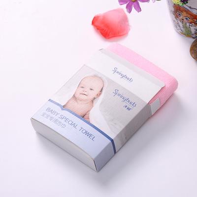 China Compressed Promotional Gift 100% Cotton Super Baby Hand Towel for sale