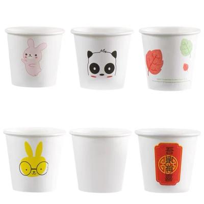 China Small Food Paper Cup Mini Disposable Beverage Cup Tasting Paper Cup for sale