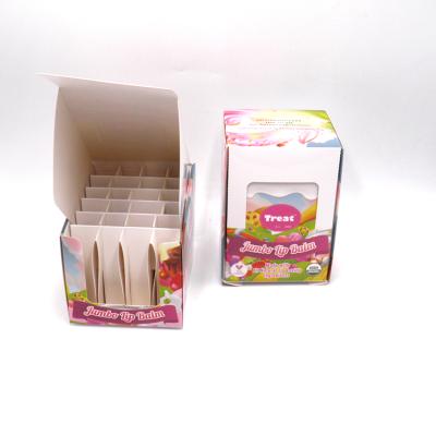 China Disposable Customized Small Jumbo Paper Lip Balm Box With Colorful Printing for sale