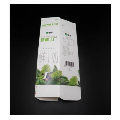 China Recycled Materials 1L Milk / Coffee Box Cool Paper Packing Laminated Cardboard Aluminum Paper Box for sale