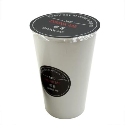 China Wholesale Customized Moisture Proof Printing Sealing Film Rolls Bubble Tea Lid Sealing Plastic Foil Cup for sale