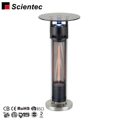 China Promotional Best Quality Outdoor IP44 Approved 1600w Table Top Room Heater With LED Lighting for sale