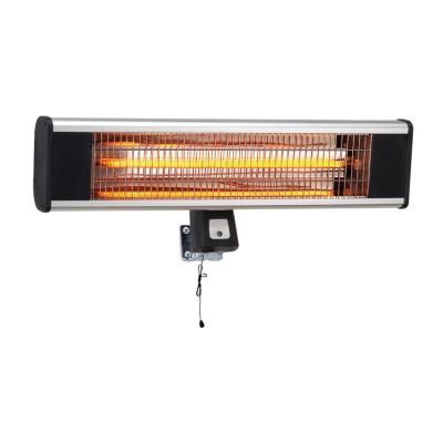 China Hot Sale 2021 Ce Stocked Ip44 Approved Carbon Fiber Heater 1800W Infrared Radiant Electric Heater Wall Mounted for sale