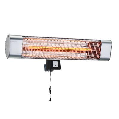 China Hot Sale Stocked IP65 Approved 1800W Carbon Fiber Heater Wall Mounting Patio Heater for sale