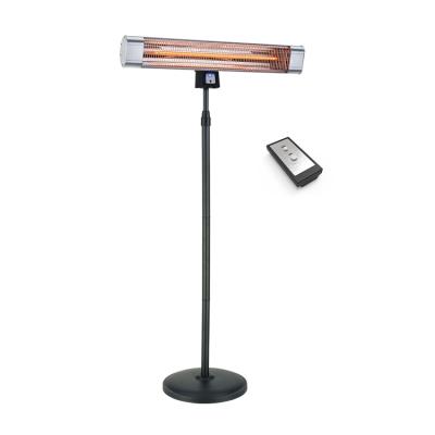 China China Factory IP65 2400W Remote Control Patio Heater Freestanding Stand Outdoor Garden Heater for sale