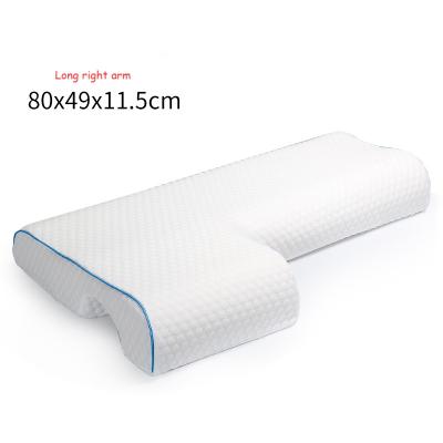 China Hot Selling New Style Memory Foam Anti-static Pressure Anti-hand Pad Arm Rest Lovers Husband Wife Couple Pillow Arm Hole Design for sale