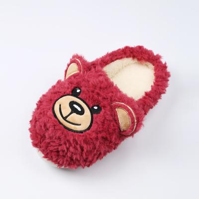 China Fashion Trend Best Selling Warm Hairy Girls Winter Bedroom Faux Fur Women Bear Custom Home Slipper Wholesale for sale