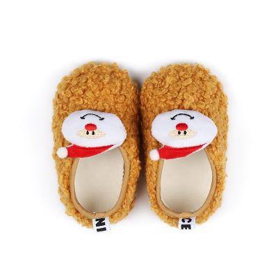 China Massage Slip On Designers Boy Girls Casual Christmas Fur Shoe Newborn Baby Winter Casual Shoes for sale