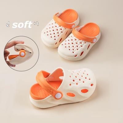 China Summer Outdoor Color Baby Kids Sandals Boys Light Beach Girls Slippers Unique Soft Removable Anti-skid Indoor Multi Round Kids Hot for sale