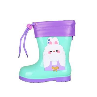 China Fashion Winter Child Wellington Waterproof Snow Kids Boots White For Boys for sale