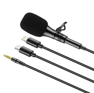 China Direct Headset Microphone Md-4 Lapel Microphone Mobile Phone Microphone For Cell Phones for sale