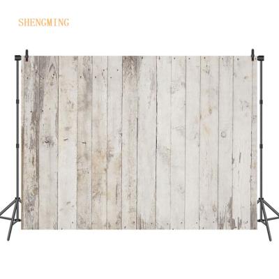 China Seamless Old Vinyl Vintage Photography Backdrop White Newborn Wooden Photo Backdrops for sale