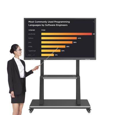 China Large Screen Multimedia Interactive Teaching School Customization Interactive Whiteboard All In One PC for sale