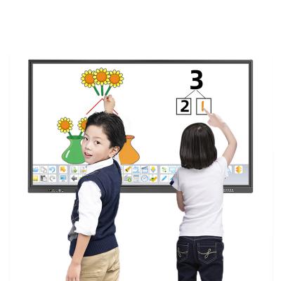 China School Teaching 65 Inch Education LCD Pen / Finger Touch Smart Interactive Whiteboard for Lecture and Classroom for sale