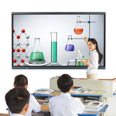 China School Teacher 85 Inch 4K LCD Touch Feedback Test Smart Interactive Whiteboard For Classroom Meeting for sale