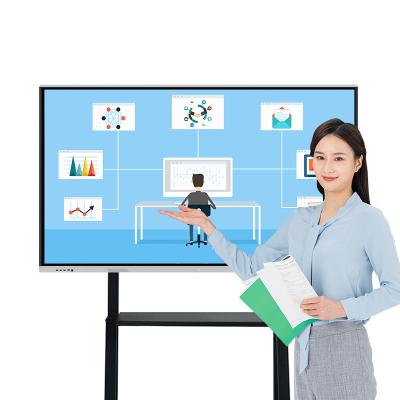 China School Teaching High Definition 86 Inch Smart Touch Meeting Room Electronic Smart Board Interactive Whiteboard for sale