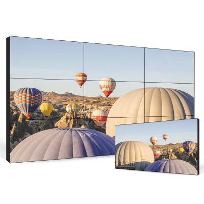 China Indoor Video LCD Wall Display Screen Bezel Ultra Narrow Wall Display Advertising Video Wall Screen for sale